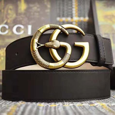 gucci leather belt with snake replica|gucci belt snake buckle women's.